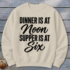 Dinner vs Supper Sweatshirt