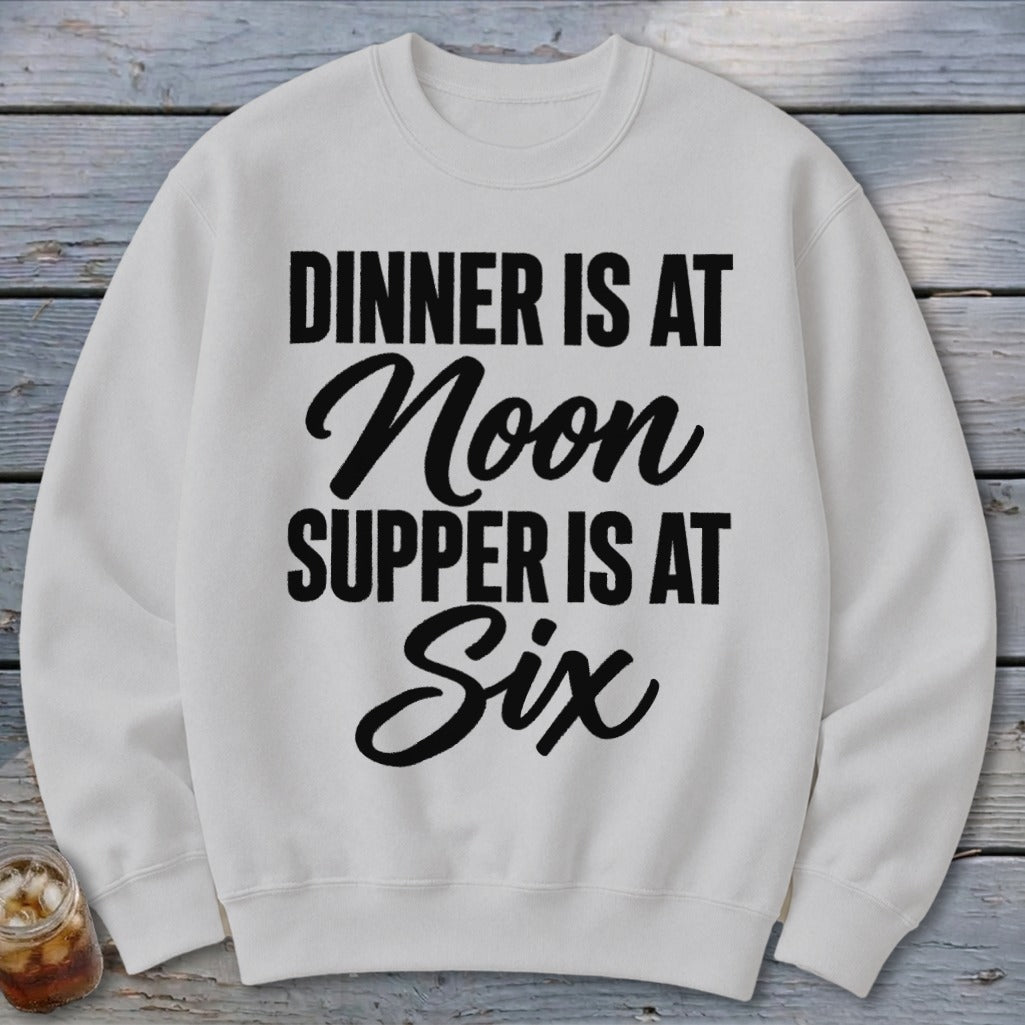Dinner vs Supper Sweatshirt