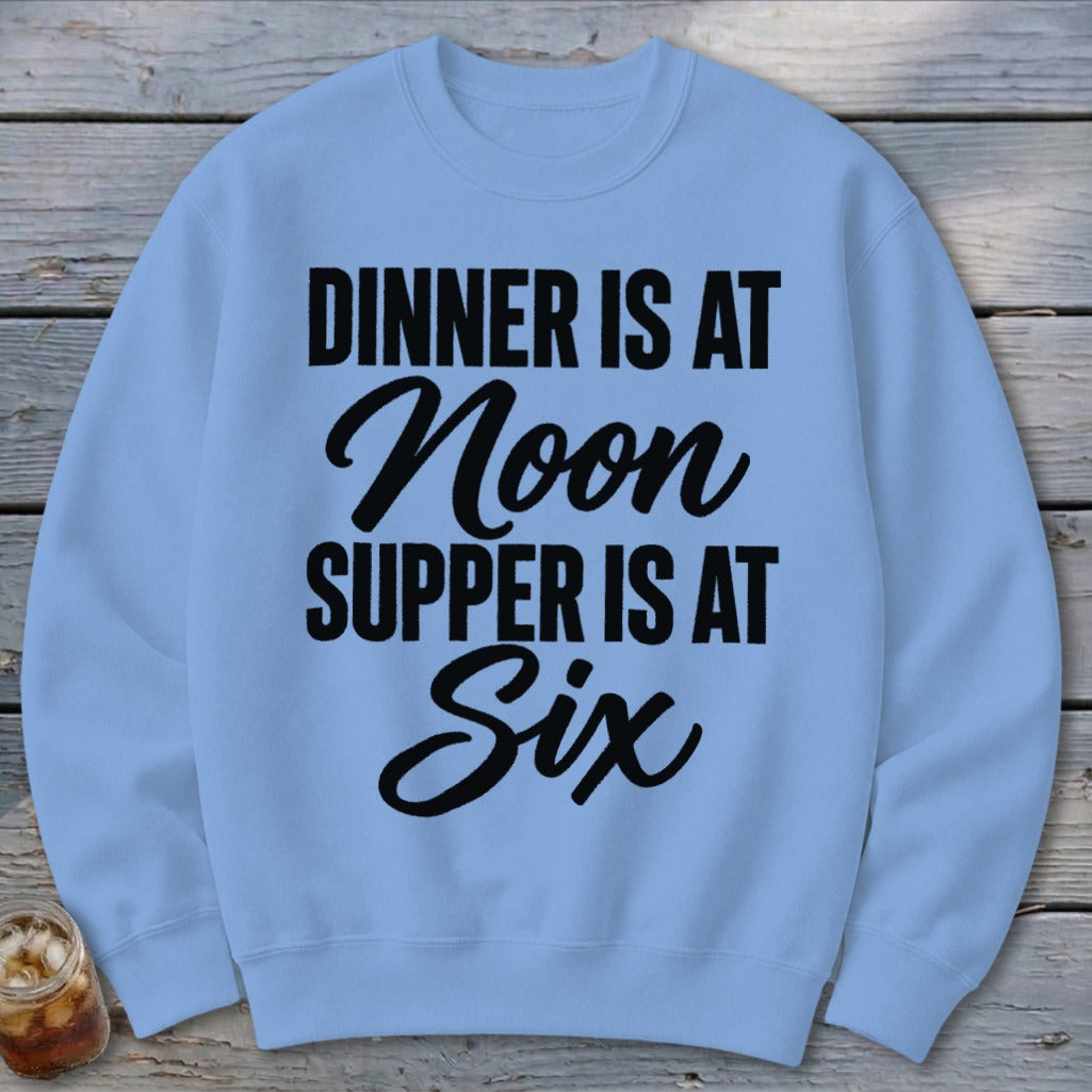 Dinner vs Supper Sweatshirt
