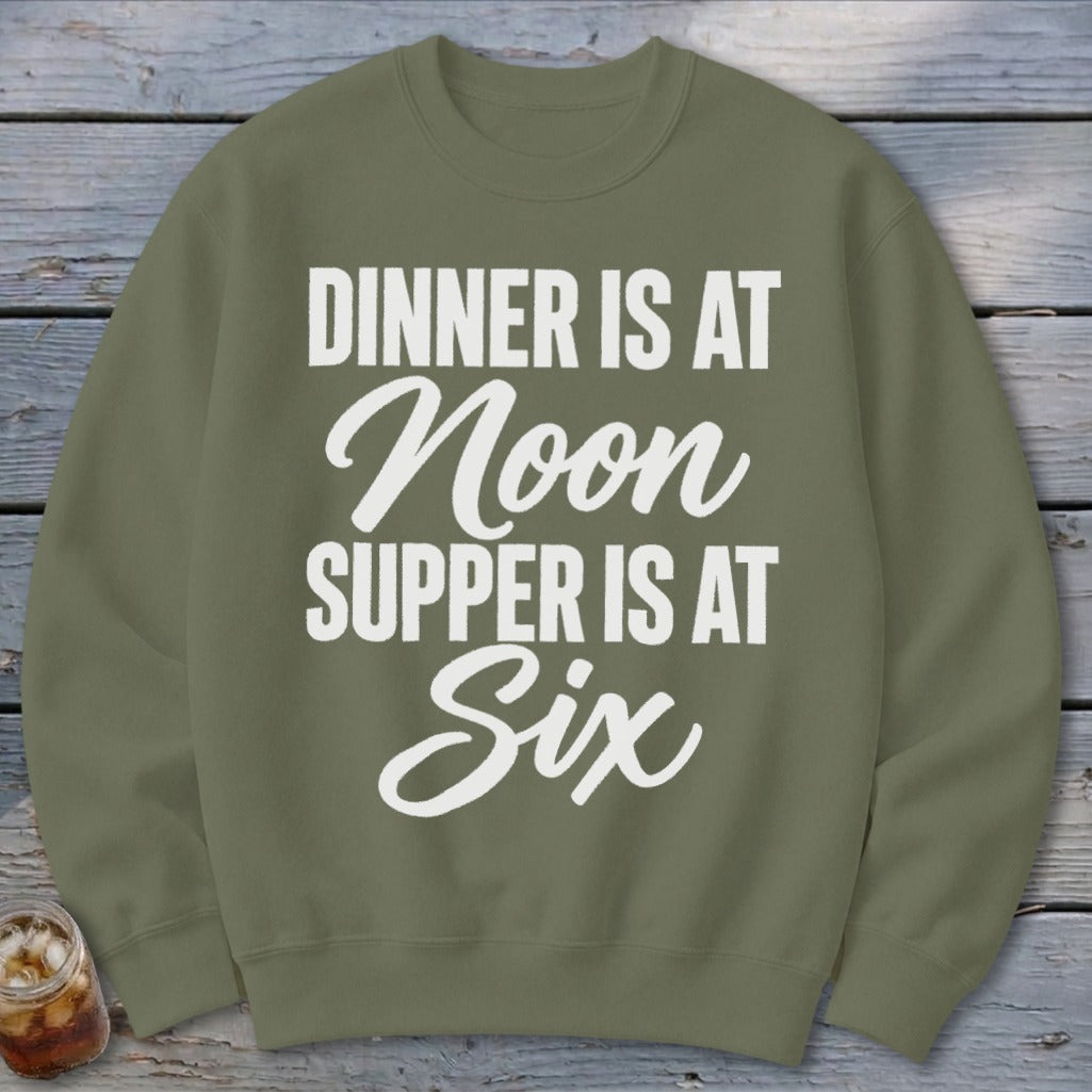 Dinner vs Supper Sweatshirt