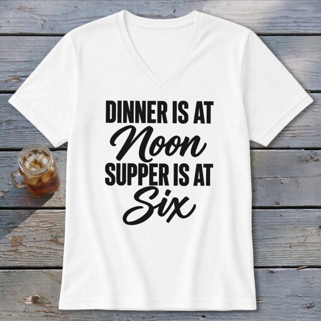 Dinner vs Supper V-neck