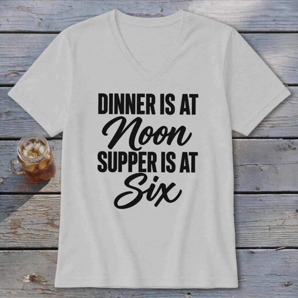 Dinner vs Supper V-neck