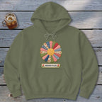 Dresden Plate Faux Quilt Block Hoodie