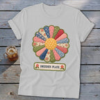 Dresden Plate Faux Quilt Block Softstyle Tee