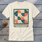 Drunkard's Path Faux Quilt Block Classic Tee