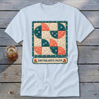 Drunkard's Path Faux Quilt Block Classic Tee