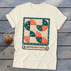 Drunkard's Path Faux Quilt Block Softstyle Tee