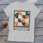 Drunkard's Path Faux Quilt Block Softstyle Tee