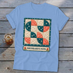 Drunkard's Path Faux Quilt Block Softstyle Tee