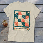 Drunkard's Path Faux Quilt Block Softstyle Tee