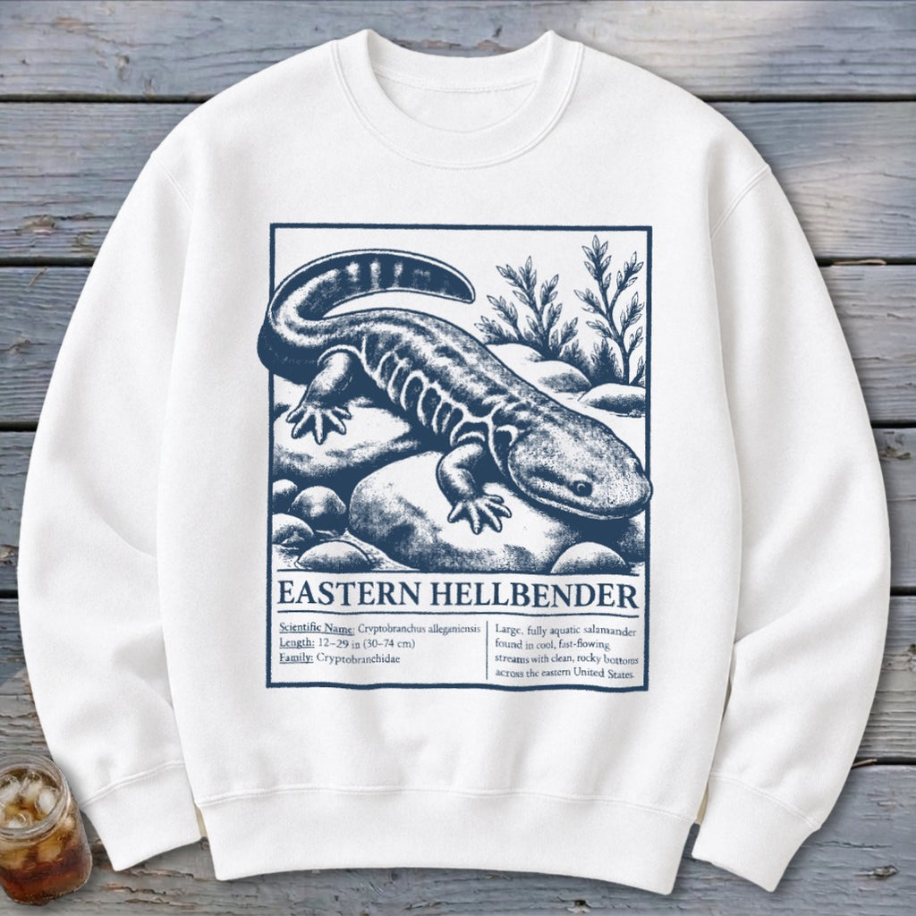 Eastern Hellbender Spec Plate Sweatshirt
