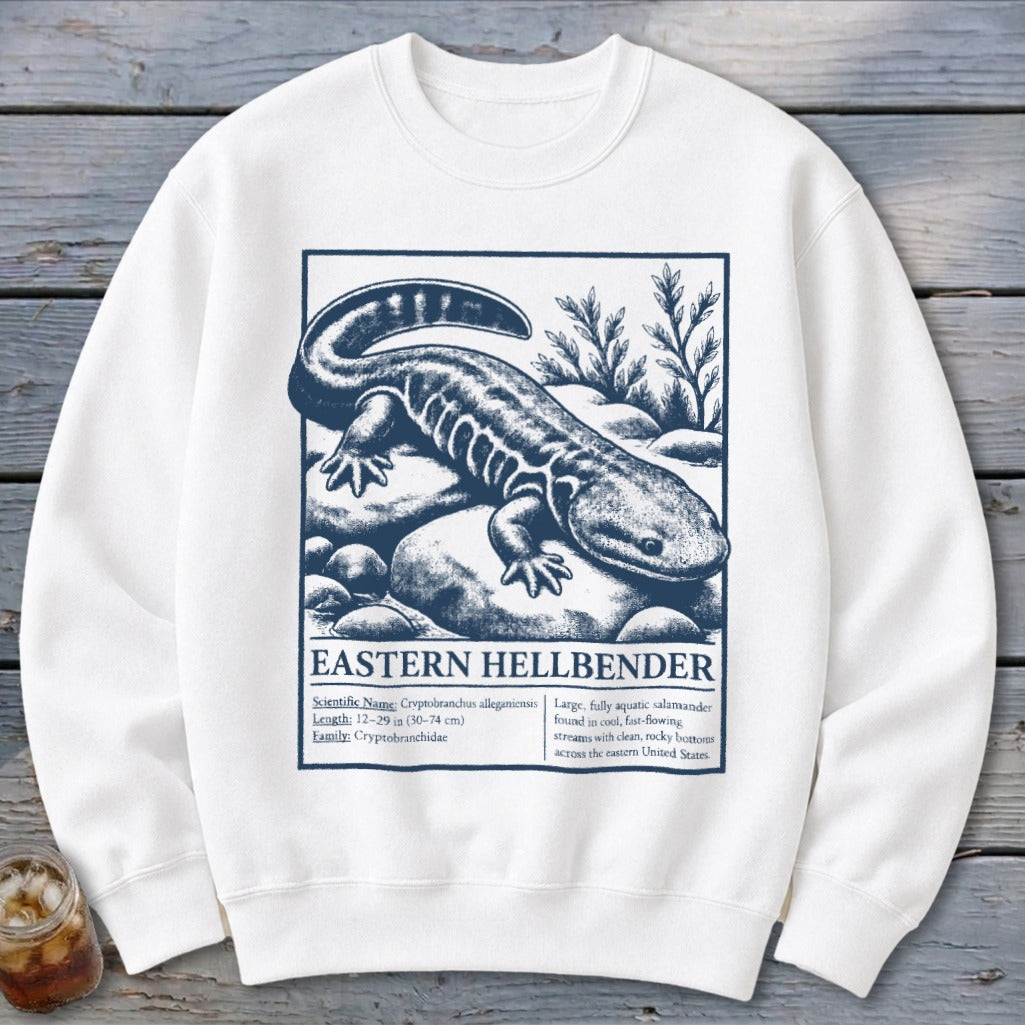 Eastern Hellbender Spec Plate Sweatshirt