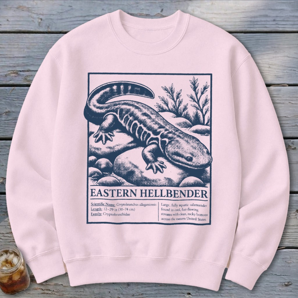 Eastern Hellbender Spec Plate Sweatshirt