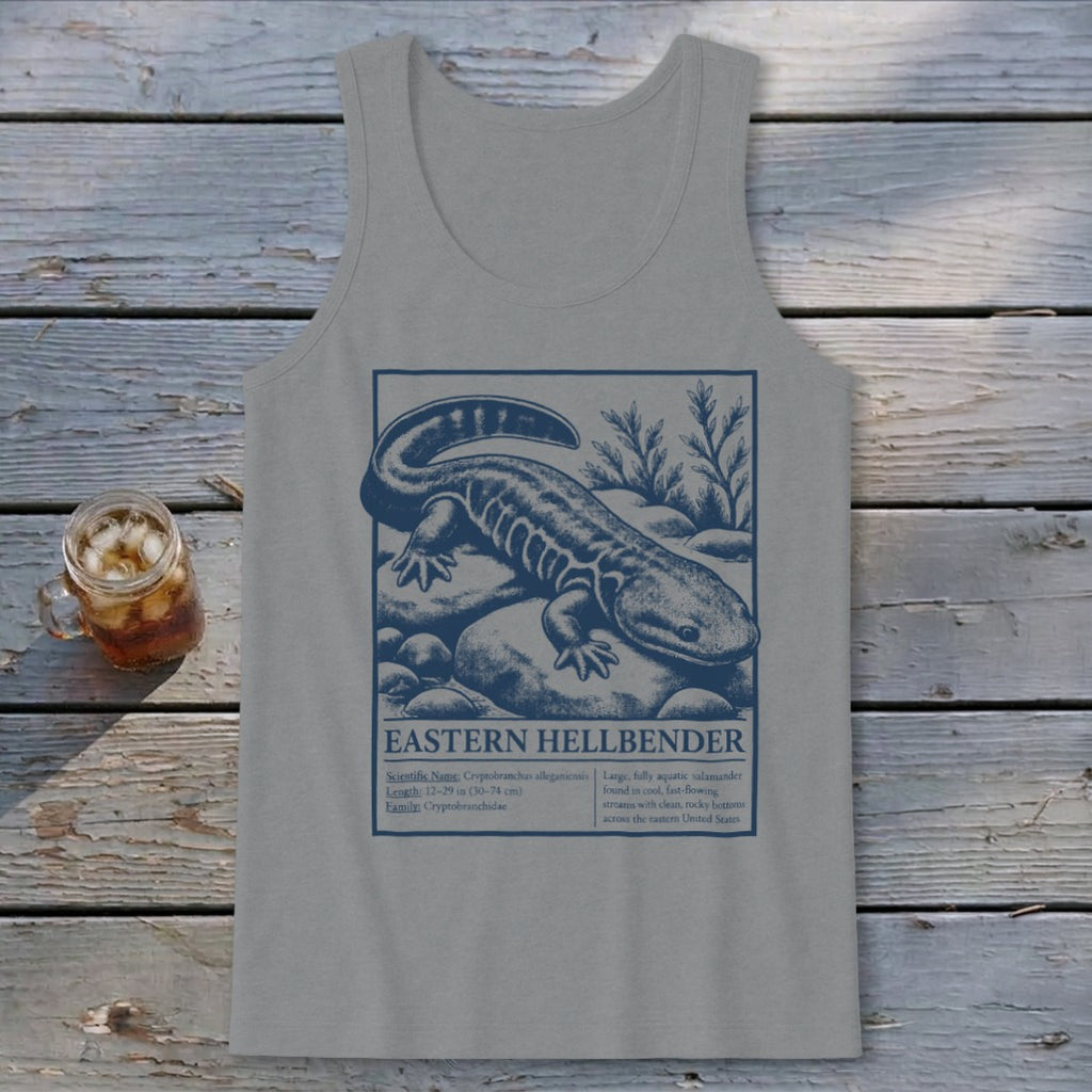 Eastern Hellbender Spec Plate Tank Top