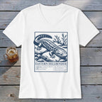 Eastern Hellbender Spec Plate V-neck