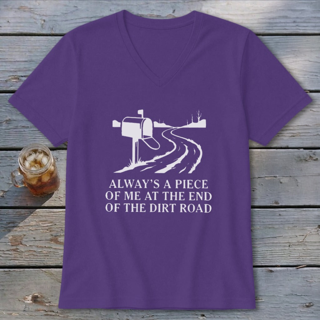 End of the Dirt Road V-neck
