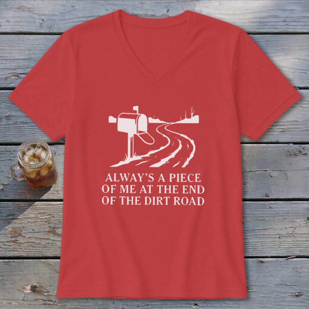End of the Dirt Road V-neck