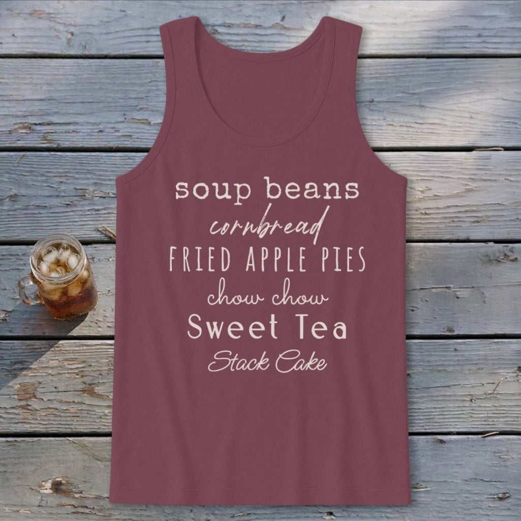 Fall Kitchen Table Tank Top