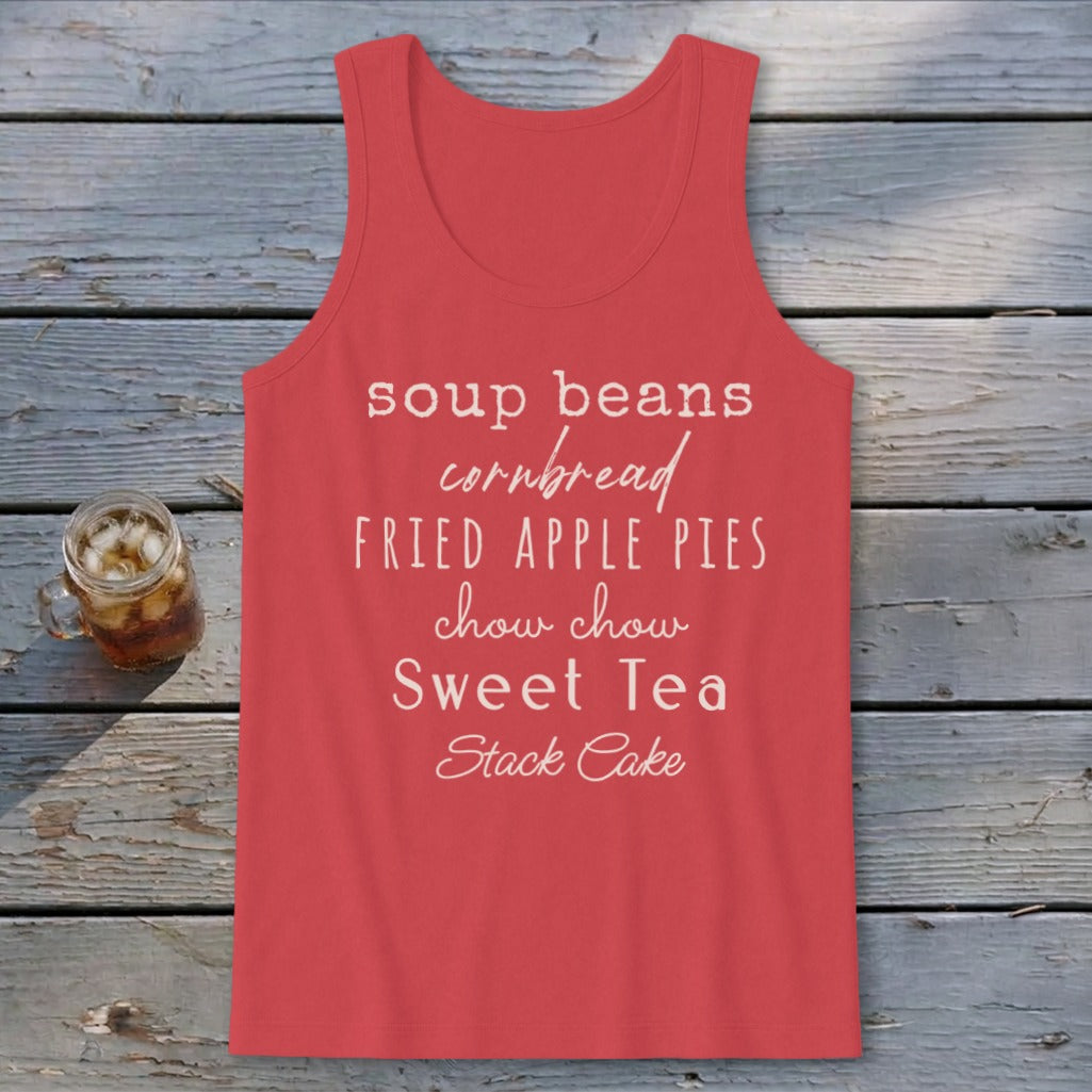 Fall Kitchen Table Tank Top