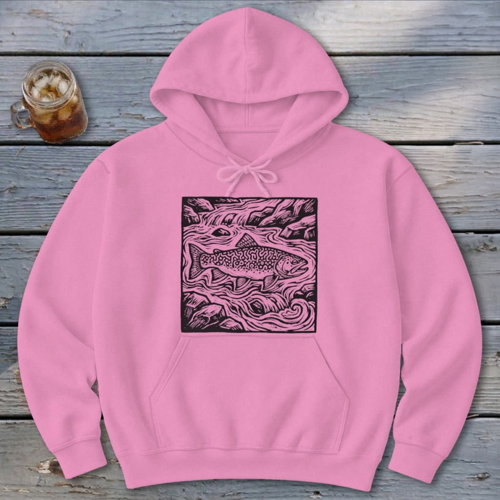 Fish in a Stream Hoodie