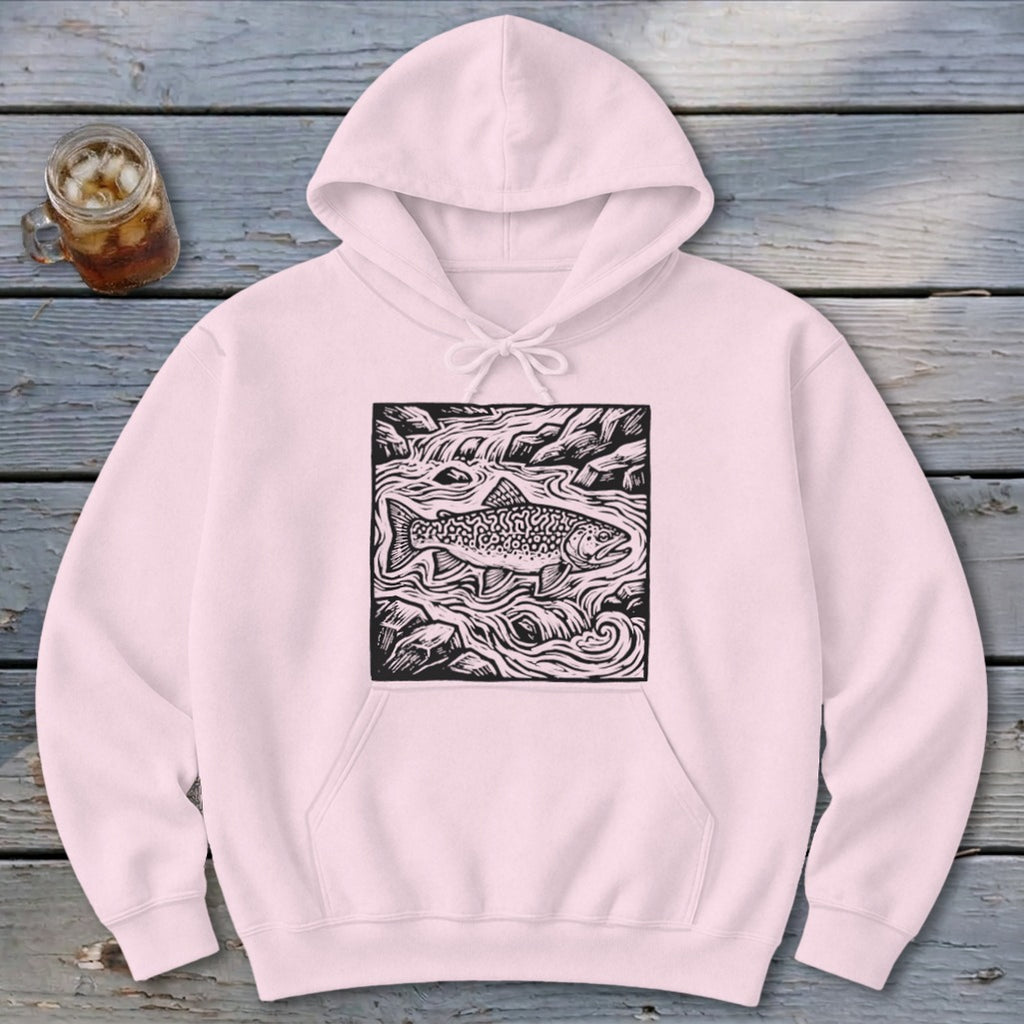 Fish in a Stream Hoodie