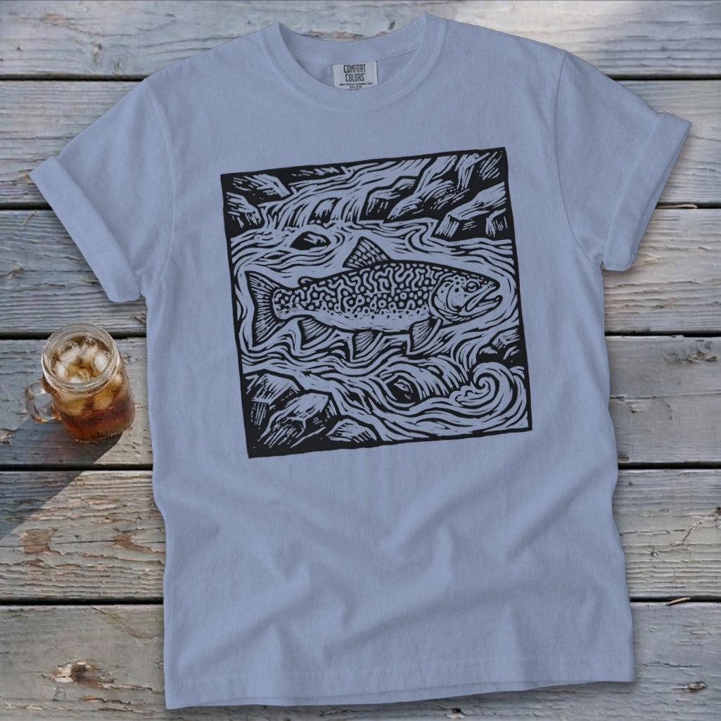 Fish in a Stream Signature Tee