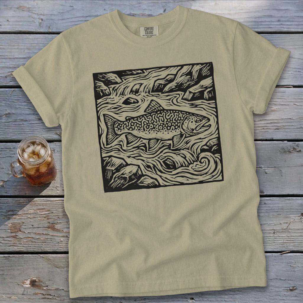 Fish in a Stream Signature Tee