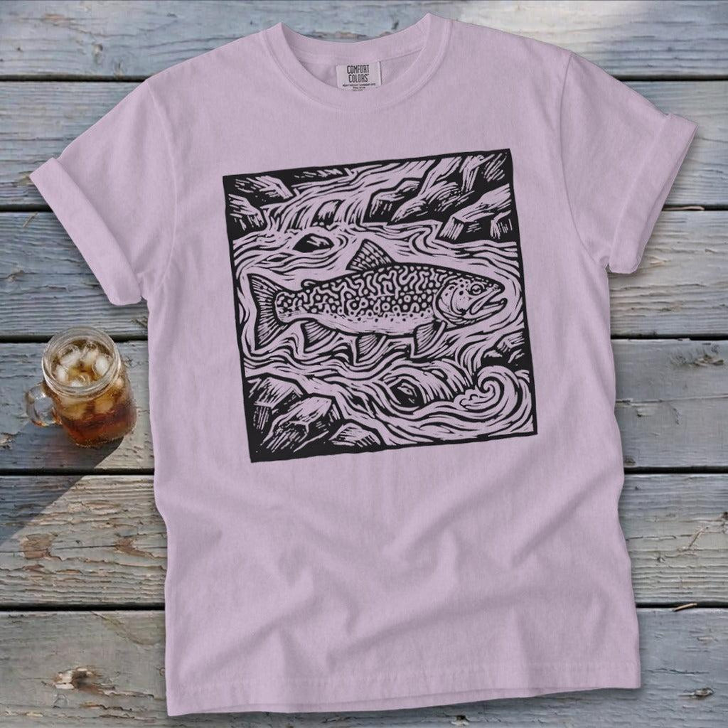Fish in a Stream Signature Tee