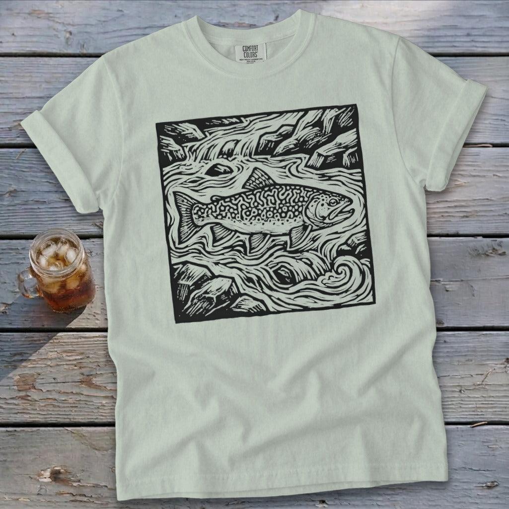 Fish in a Stream Signature Tee