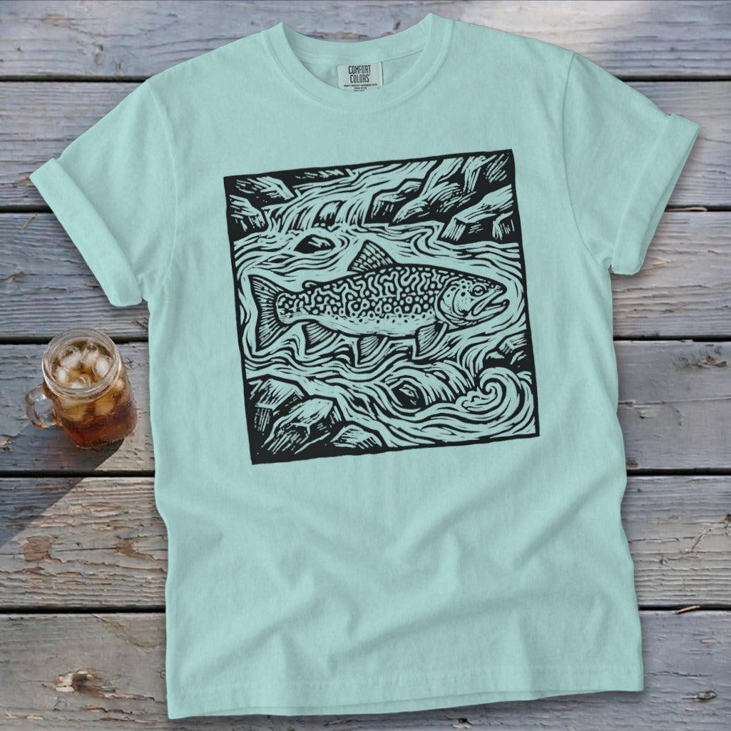 Fish in a Stream Signature Tee