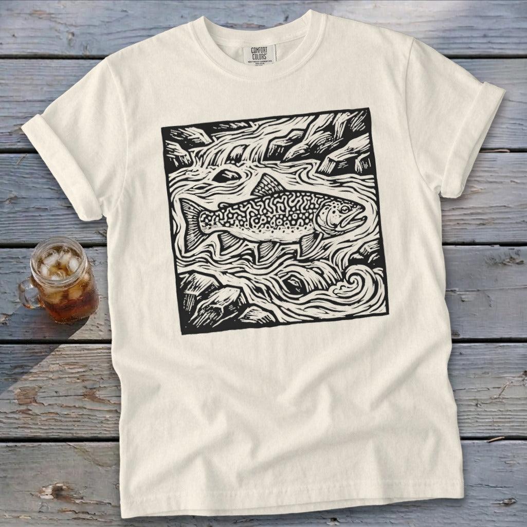 Fish in a Stream Signature Tee