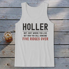 Five Ridges Over Tank Top