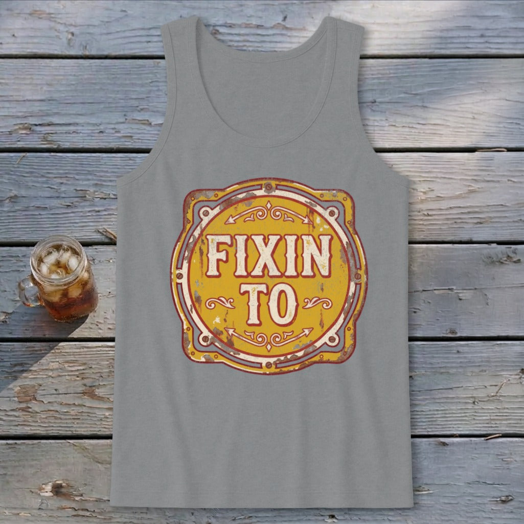 Fixing To Tank Top