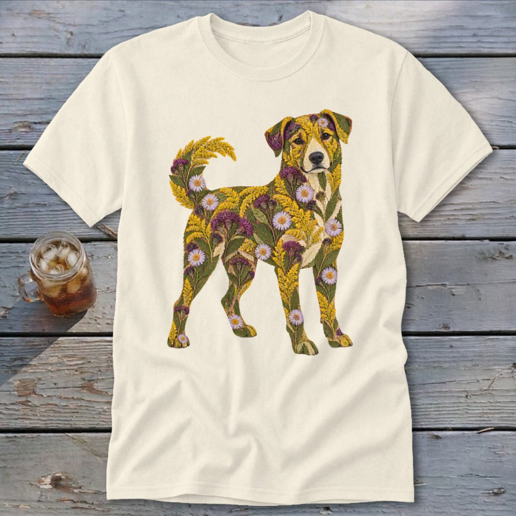 Floral Mountain Cur Classic Tee