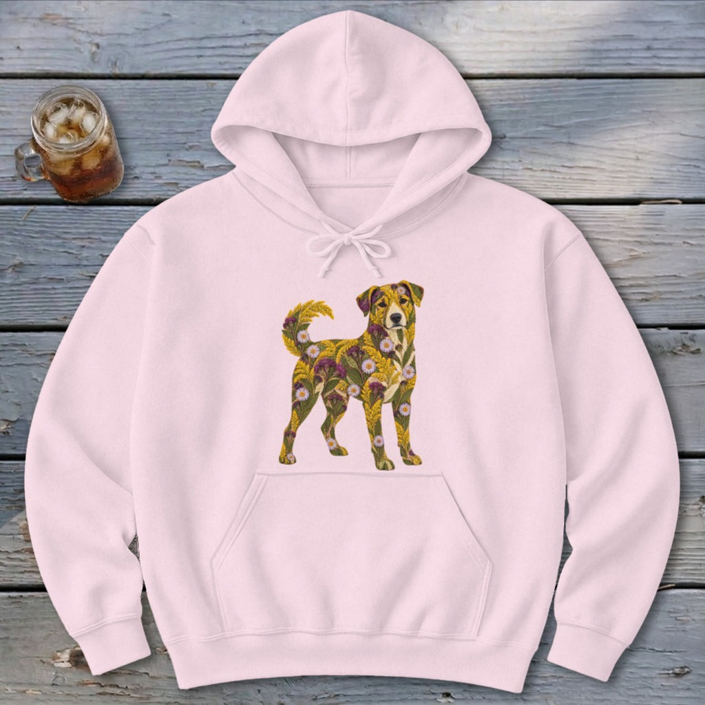 Floral Mountain Cur Hoodie