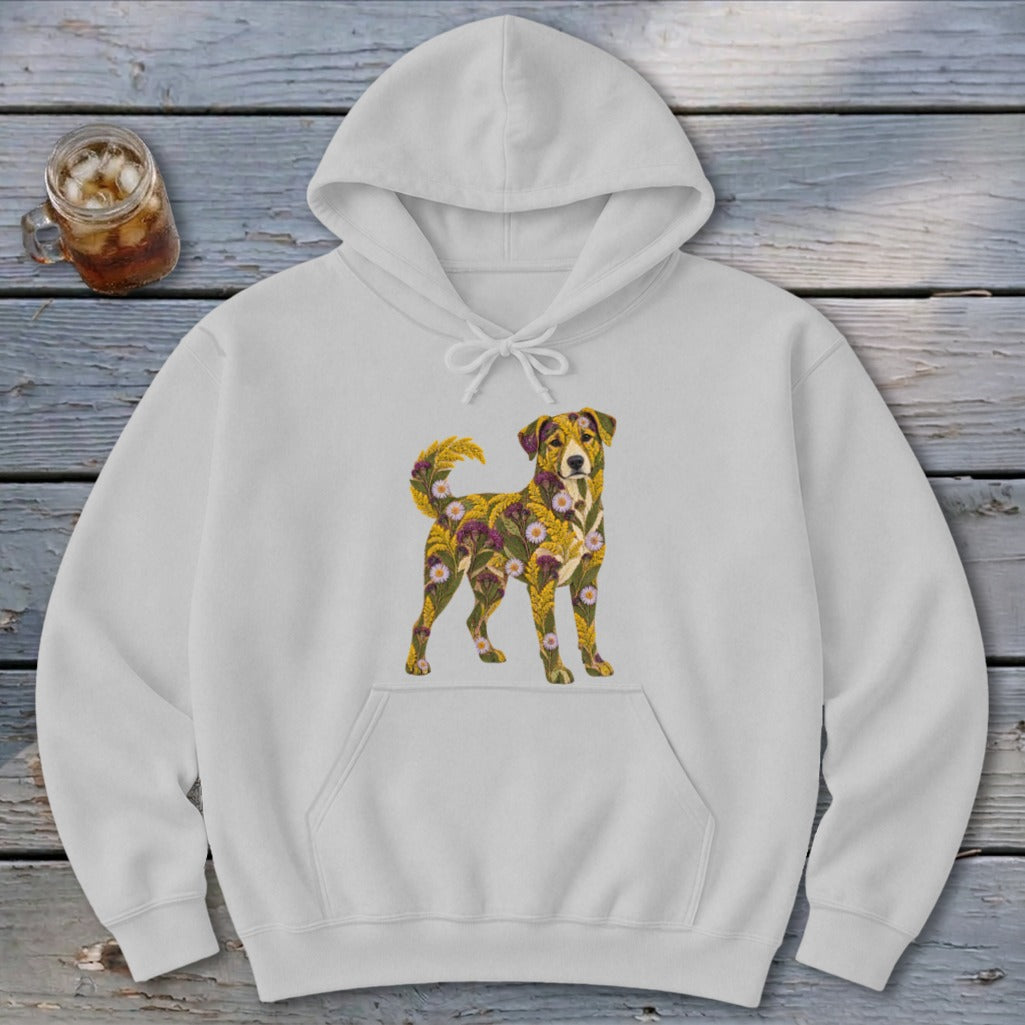 Floral Mountain Cur Hoodie