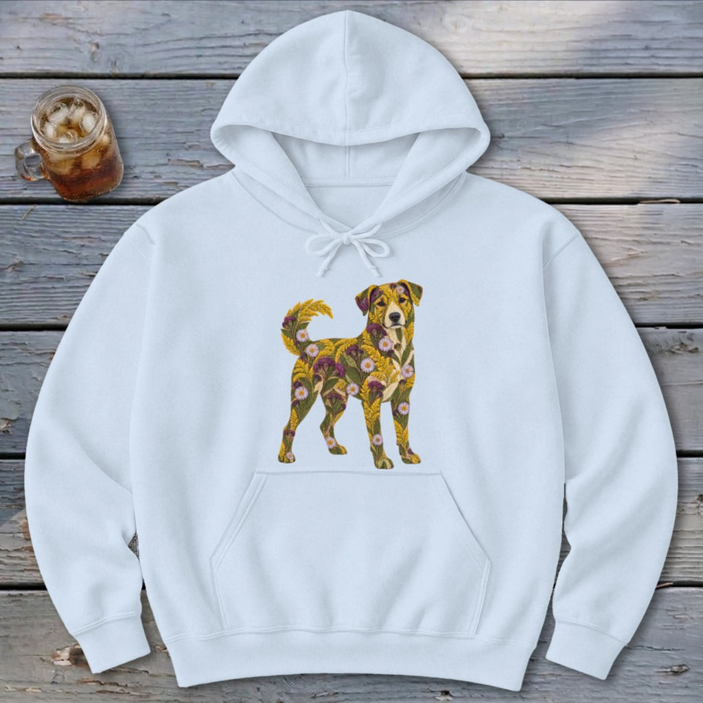 Floral Mountain Cur Hoodie