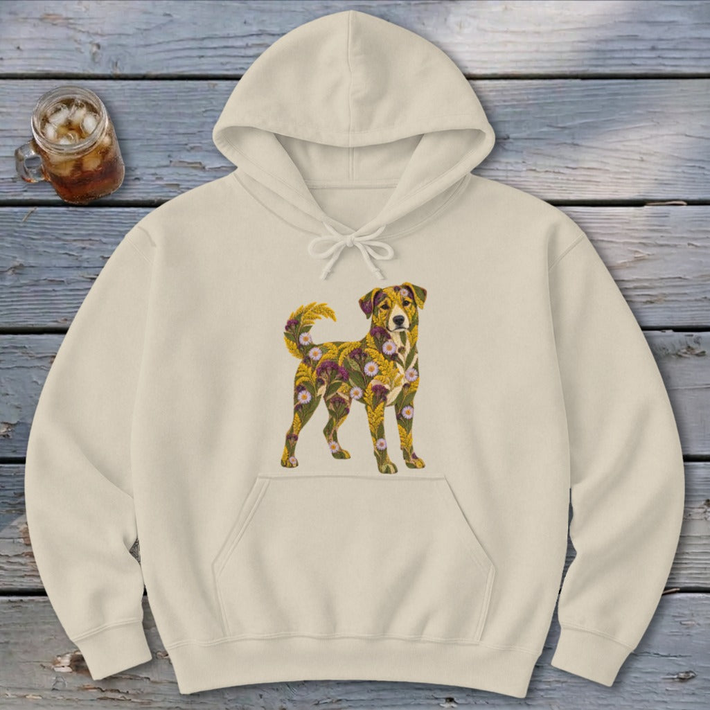 Floral Mountain Cur Hoodie
