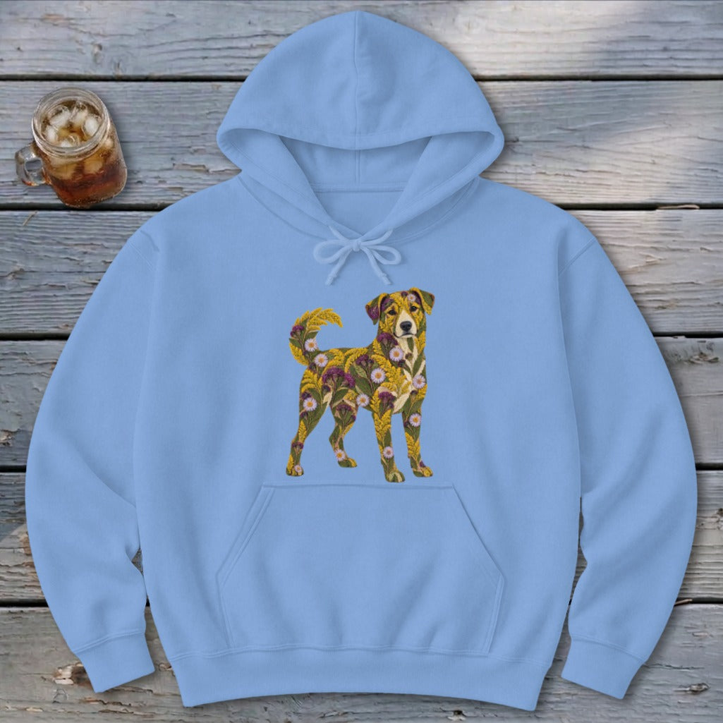 Floral Mountain Cur Hoodie
