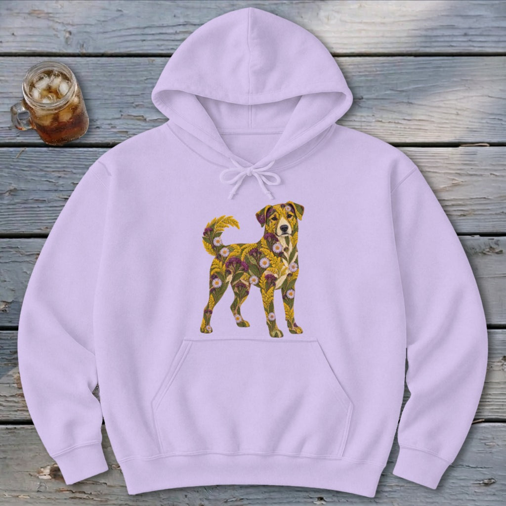 Floral Mountain Cur Hoodie