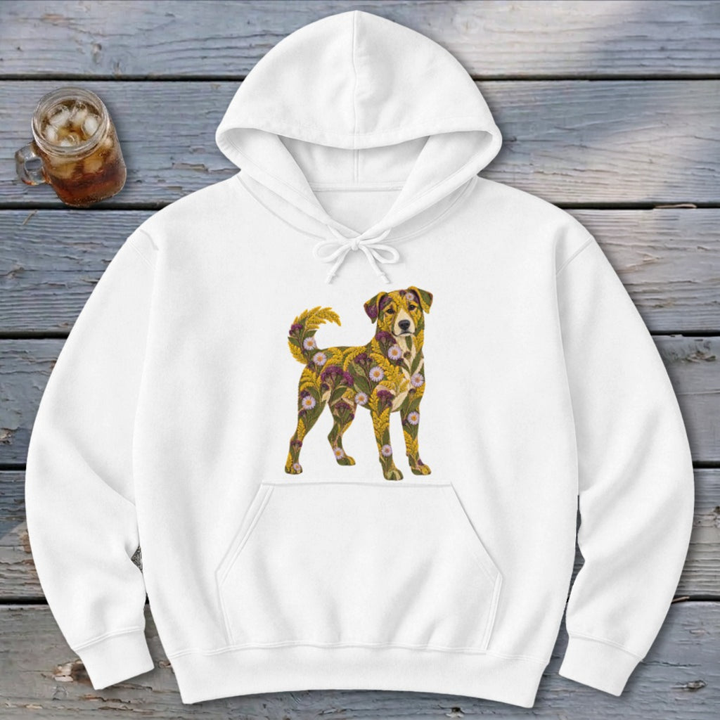 Floral Mountain Cur Hoodie
