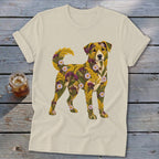 Floral Mountain Cur Softstyle Tee