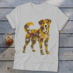 Floral Mountain Cur Softstyle Tee