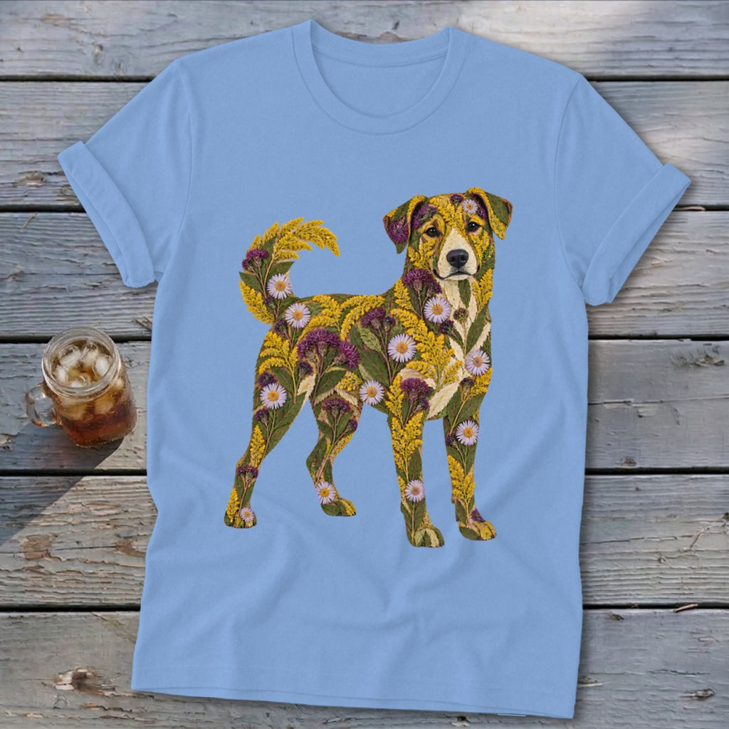 Floral Mountain Cur Softstyle Tee