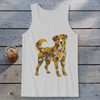 Floral Mountain Cur Tank Top
