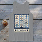 Flying Geese Faux Quilt Block Tank Top