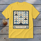 Flying Geese Faux Quilt Block Youth Tee