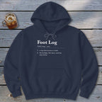 Foot Log Definition Hoodie