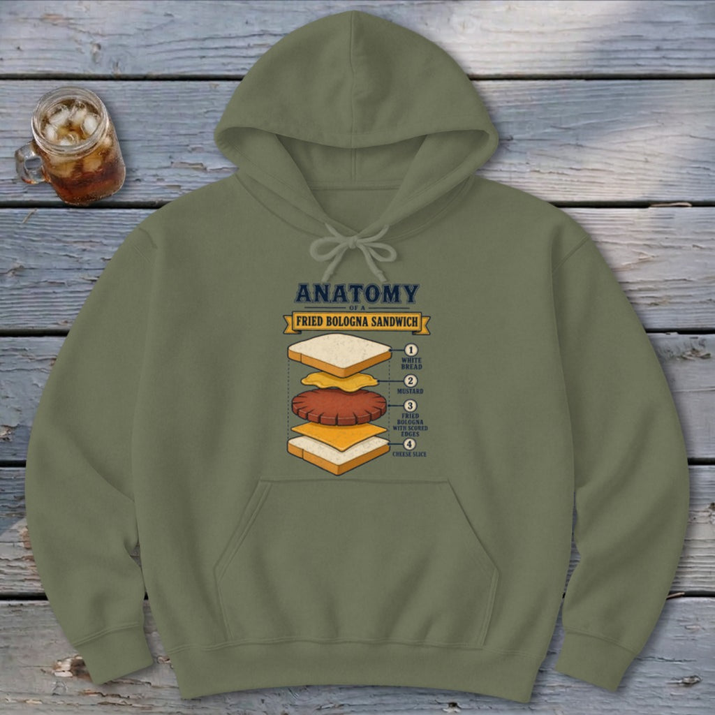 Fried Bologna Sandwich Hoodie