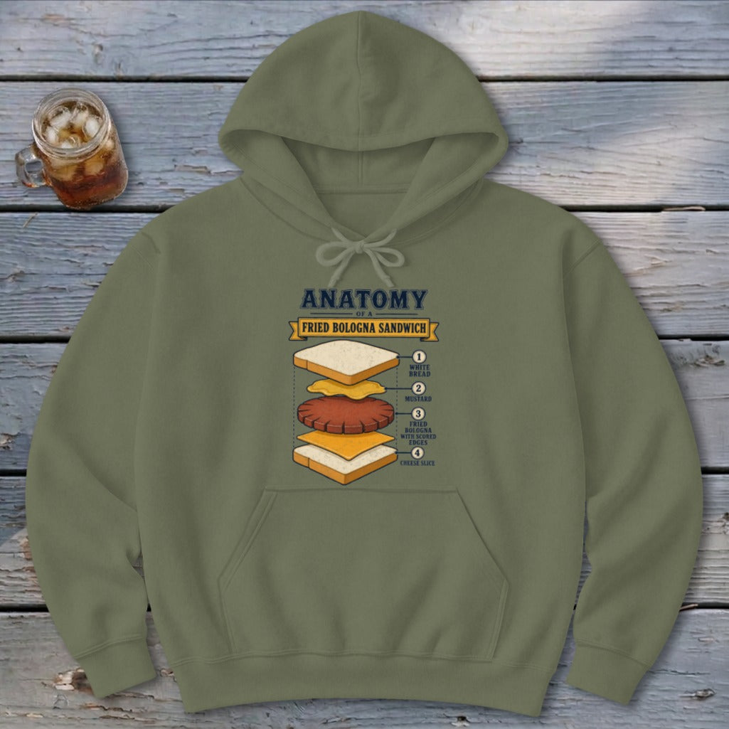 Fried Bologna Sandwich Hoodie